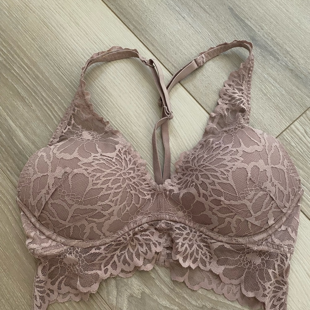 Lace Bralette in Brown